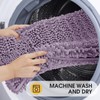 ACCUMTEK Upgrade Extra Large Lavender Bathroom Rug Set 3 Pieces