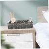 Alipis Bathroom Storage Holder Woven Basket Desktop Organizer for Cosmetics