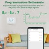 CRONOTERMOSTATO WIFI PROGRAMMABILE SMARTPHONE APP ALEXA TERMOSTATO CALDAIA DA PARETE