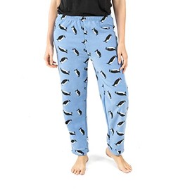Leveret Womens Fleece Sleep Pants Penguin Medium
