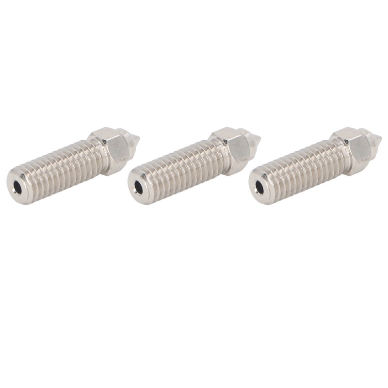 3 Pcs 0.4mm Nozzle M6 Thread High Thermal Conductivity Cr