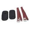 2PCS Drywall Stilt Protective Comfortable Adjustable Stilt Leg Straps Padded