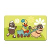Trötsch Pittiplatsch Schnatterinchen Moppi Breakfast Board Green Melamine (Our Sandman)