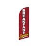 Breakfast Special 6ft Swooper Feather Flag for Restaurants Business outdoor
