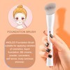 KINGMAS Angled Foundation Brush Concealer Brush, Premium Kabuki Makeup Brush