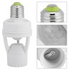 E27 LED Lamp Bulb Holder Light Switch Socket Adjustable Infrared