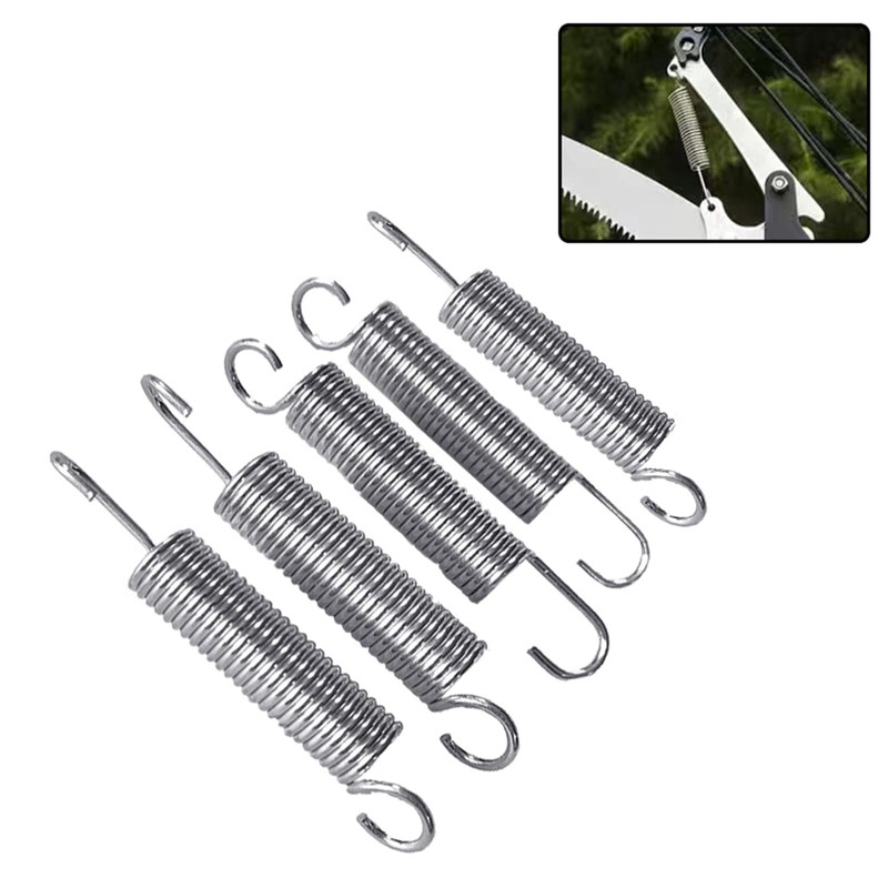 5Pcs Manual Spring Tall Shears Steel Spring Replace Stainless Steel