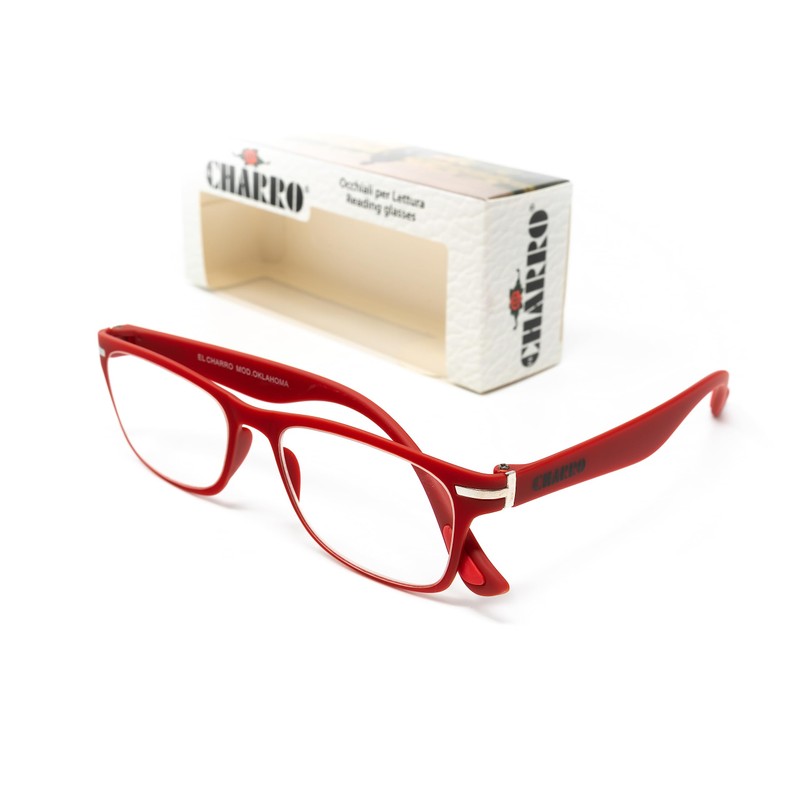 El Charro Lesebrille Modell Oklahoma rot, Diottria +2.5-1 Produkt