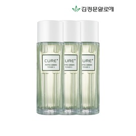 Half Club / Kim Jung Moon Aloe Cure Phyto Green Toner (3 bottles) / 김정문알로에 큐어 피토그린 토너 3개