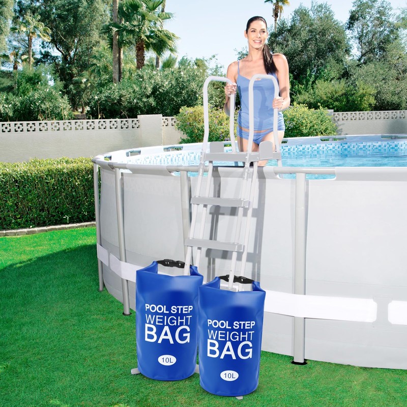 30 lb Heavy Duty Pool Ladder Weights - 4 Pack