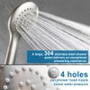 POP SANITARYWARE Shower Faucet Set Brushed Nickel 8 Inch Rain