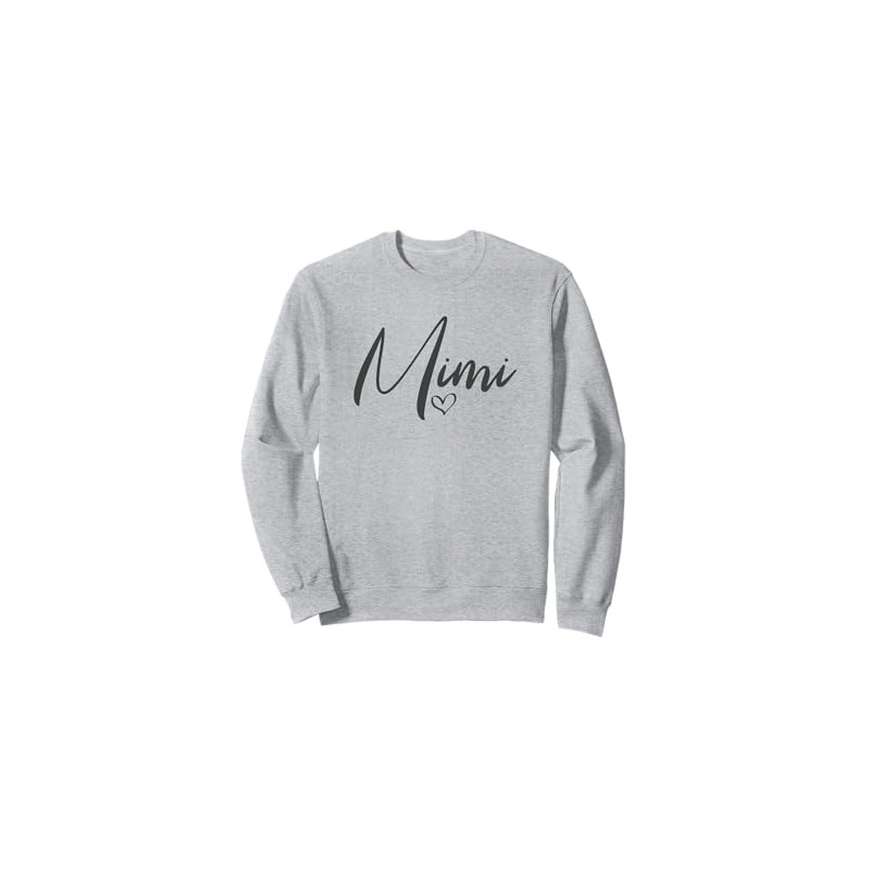Mimi Heart For Grandma Women Christmas Mother's Day Sweatshirt