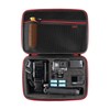 HSU Protective Carry Case (Large) Sponge Interior Compatible with GoPro