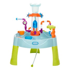 Little Tikes Flowin’ Fun Water Table - Kids’ Outdoor Water Playset with Interchangeable Pipes, Faucets, Tower & Accessories - Encourages Creativity & Sensory Exploration - Ideal for Ages 2 to 5 Years