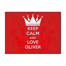 Makoroni - Keep Calm and Love Oliver - Jigsaw Puzzle 30 pcs, DesD45