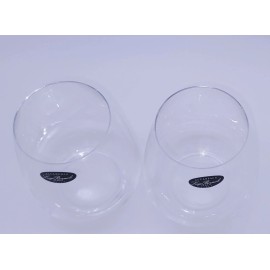 Luigi Bormioli NEW Luigi Bormioli Accademia Atelier Pinot Noir Stemless Wine Glasses - Set of 2