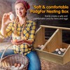 CLOCAL 6 Pcs Chicken Nesting Pads, Washable Nesting Box Liners