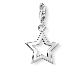 Thomas Sabo Women Charm Pendant Star Charm Club 925 Sterling Silver 0857-001-12