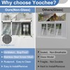 Ventilated Pet Door for Window, Fits 28.5"-32" Width Window, 2-Min