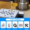 6-pc 1/4-20NC Combination Drill Tap Bit Set SAE, 1/4" UNC-20