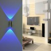 2x Double-headed LED Wall Lamp Sconce Bar Ceiling Light Blue