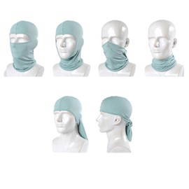 UV Protector Scarf Shiesty Mask Pooh Shiesty Mask Military Balaclava Sun Protection Long Neck Cover Ski Mask BikeBandana White