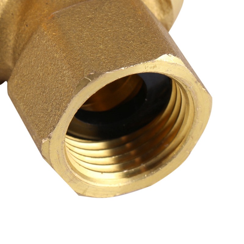 G1/2 Brass Garden Irrigation 2 Way Double Tap Hose Adapter