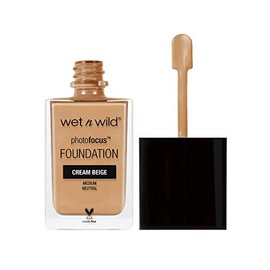 wet n wild Photo Focus Foundation Matte Mat, Cream Beige, 1 Ounce