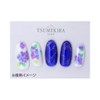 TSUMEKIRA NN-AJI-101 Nail Stickers, Hydrangea, Blue/Purple, 1 Sheet (x 1)