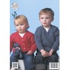 King Cole Baby Sweater, Cardigan & Teddy Bear DK Knitting