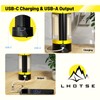 LHOTSE Rechargeable Camping Light with Stand, 83" Tall Portable 3000