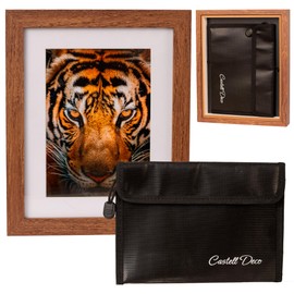 Castell Deco - Secret Camouflaged Photo Frame Vault, 13 x 18 cm, Secret Hiding Place in the Shape of a Photo Holder, Secret Money Box, Disguised Vaults Hidden Safe Hide for Money