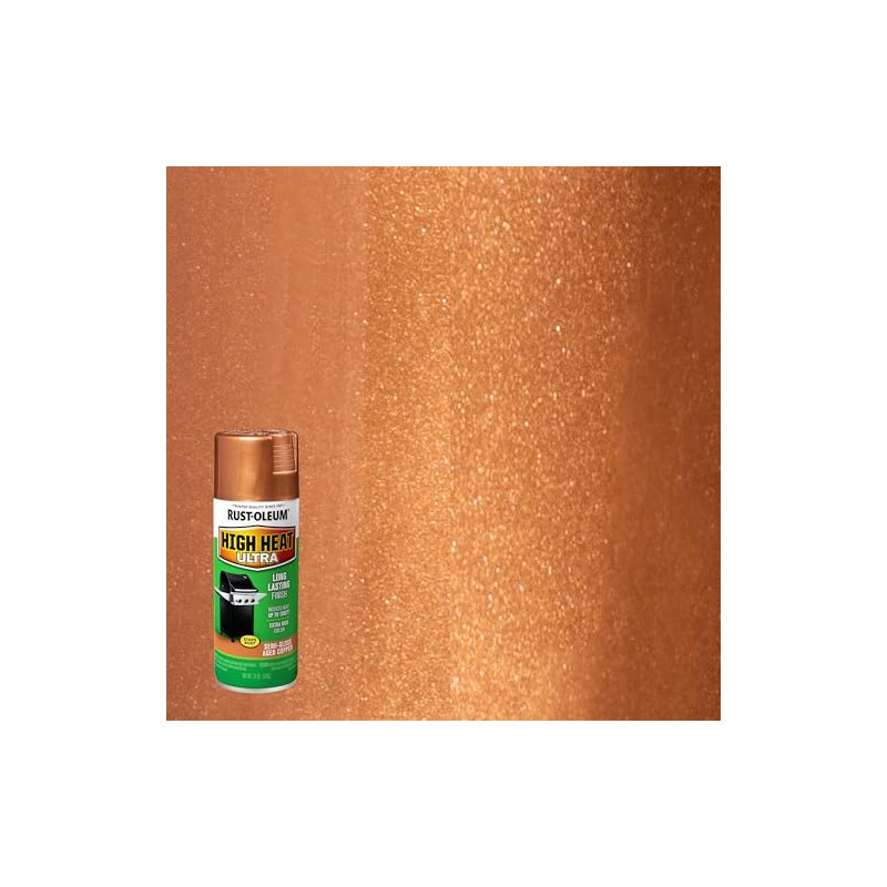 Rust-Oleum 241232 High Heat Ultra Spray Paint, 12 oz, Aged