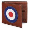 Yoshi Mod Target Men's Leather Wallet, Genuine Brown Leather Wallet,