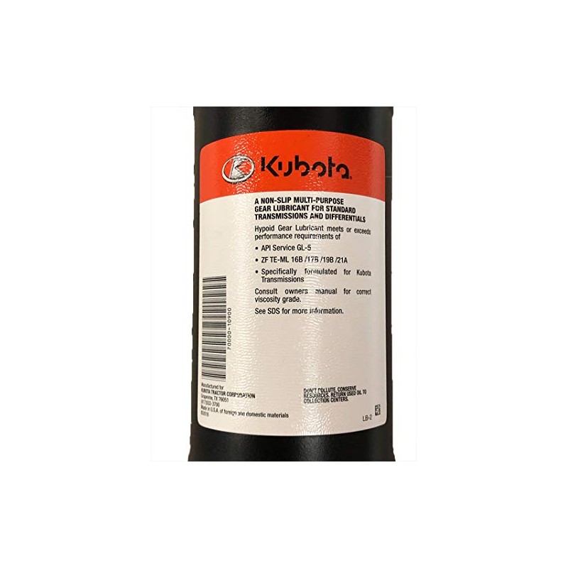 Kubota Gear Lubricant HD SAE 80W-90
