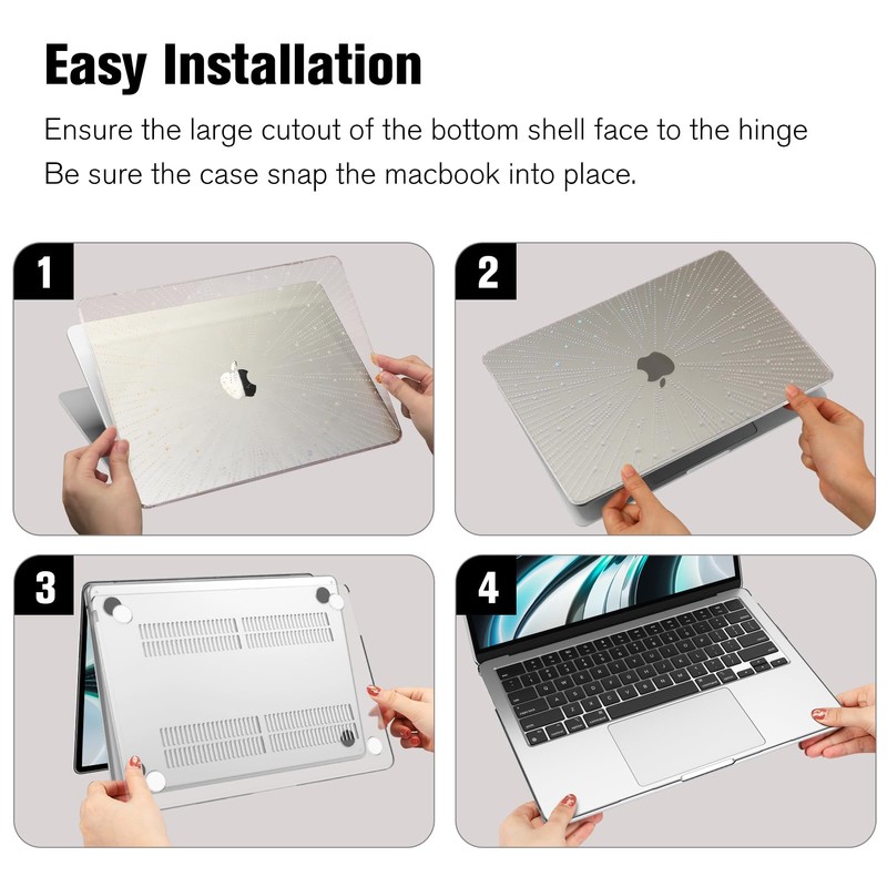Fintie Case Compatible with MacBook Air 13.6 Inch M4 M3