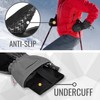 devembr Ski Gloves with Wrist Guards and Undercuff Design, Snowboarding