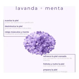 Sal Organica Bcl Spa Manicure&pedicure Lavanda Menta 454 Gr