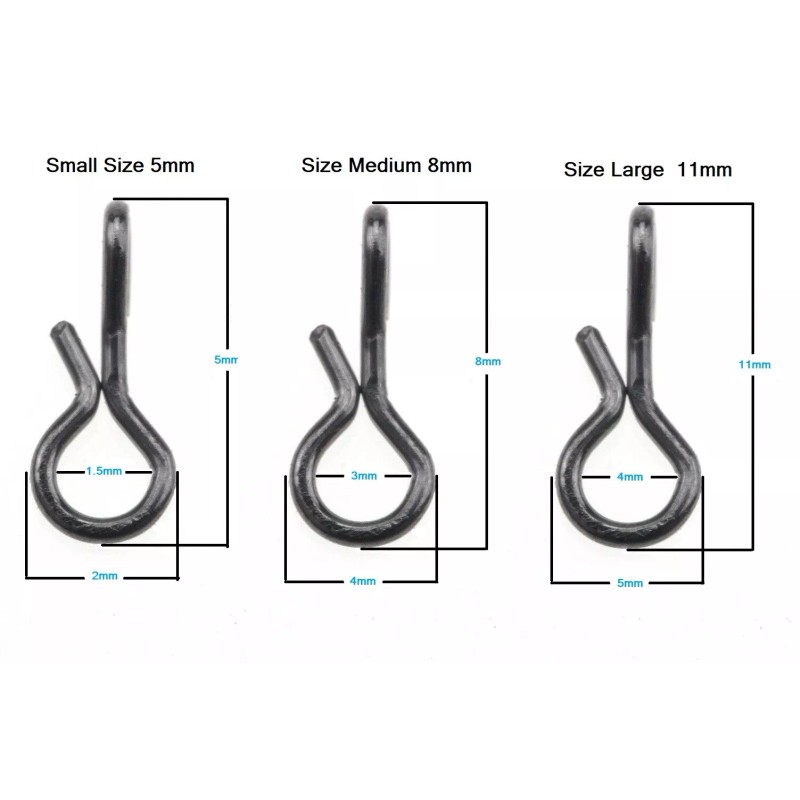 No-Knot Fast Snap 5/8/11 mm Quick Link No Knot Clip