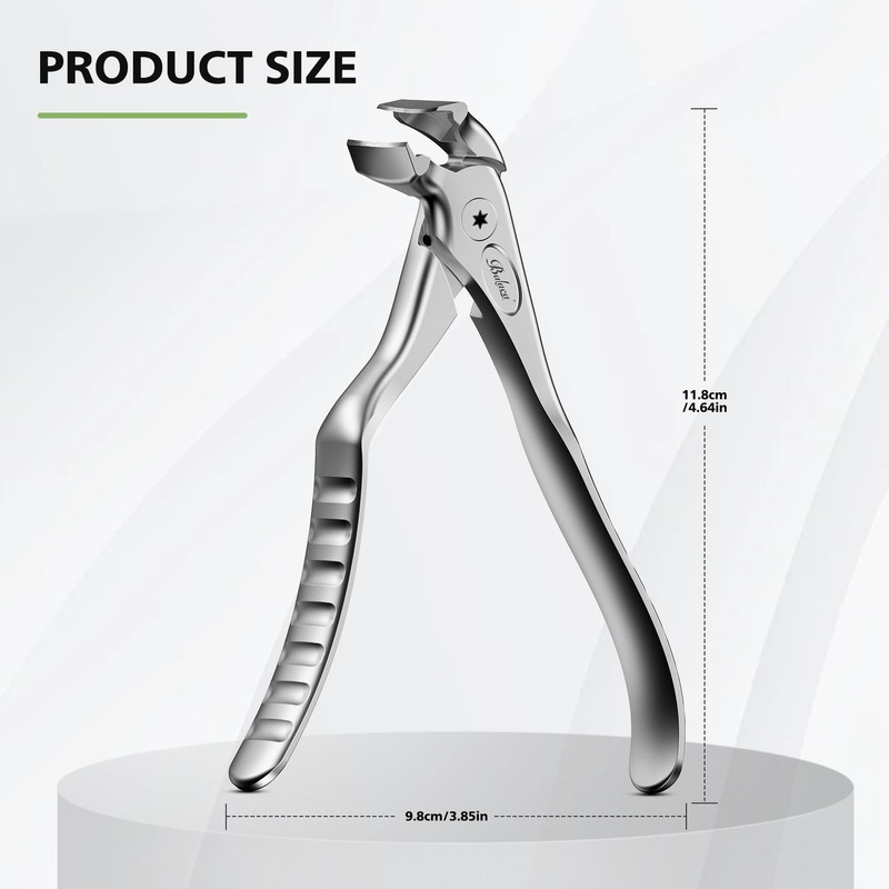 BALUCA Ergonomic Nail Clipper for Seniors - Toenail Clipper for