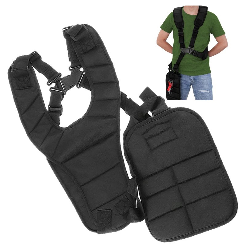 Anpongta Trimmer Harness Strap, Comfort Padded Belt Double Shoulder Strap
