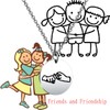 BEKECH ASL Necklace Friendship in Sign Language Charm Pendant Necklace