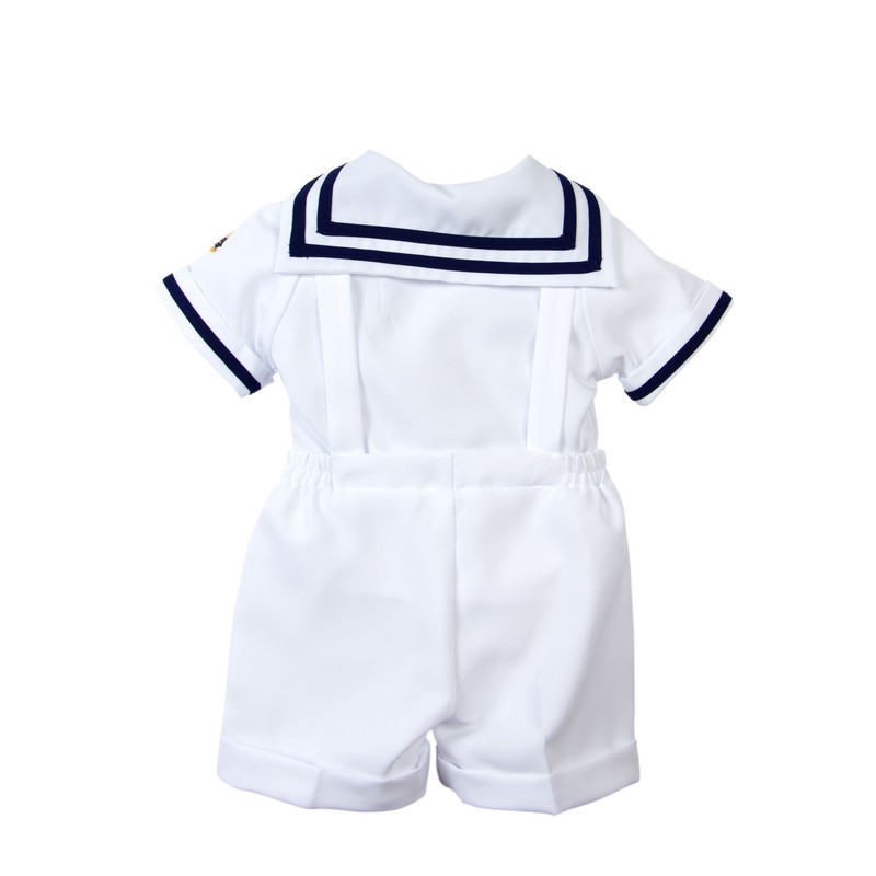 Spring Notion Baby Boys Sailor Set with Hat Style-A 4T,