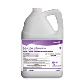 Diversey - Oxivir Five 16 Concentrate One-Step Disinfectant Cleaner - 1 Gallon Container (Pack of 1)