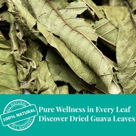 2.6oz Hojas De Guayaba Naturale, Dried Guava Leaves, 100% Pure Guava Leaves Tea, Loose Leaf Guava Tea, Non GMO. By Akshit.