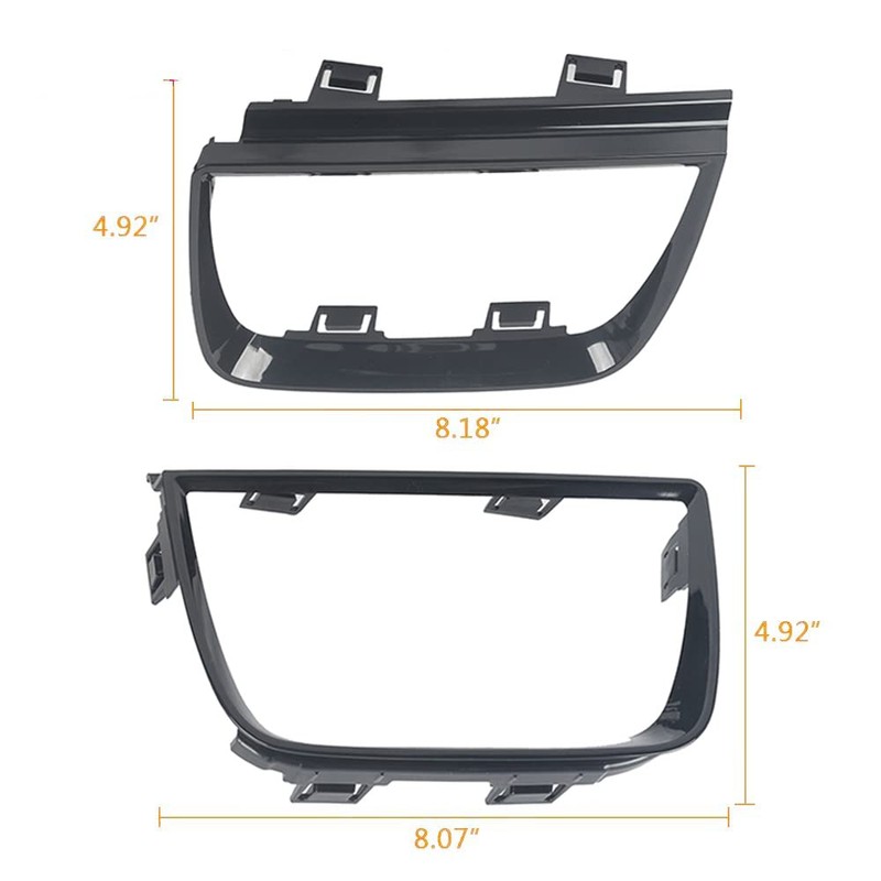 KARPAL Tail Light Bezel Cover Compatible With 2010-2013 Chevy Camaro