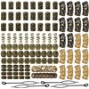 Queta Viking Rune Beads, Nordic Beard Beads, Braiding Beads, Hair