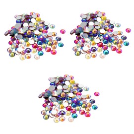 Healvian 12000pcs Colorful Nail Art Rhinestones Flatback Nail Decorations for Manicure for Crafts Home Decor Art Great Value for Professionals and Beginners