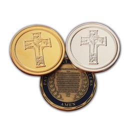 Eillwin Saint Christopher Fine Collection set of beautiful religious collectibe token coins