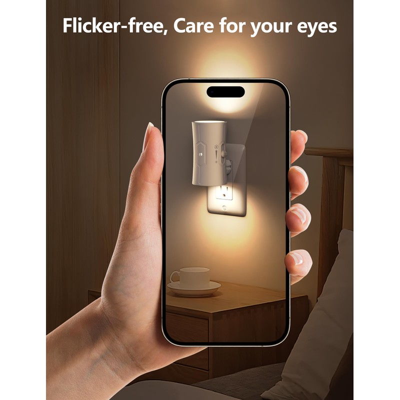 fesnne Night Light, LED Night Lights Plug into Wall, [2